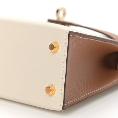 Hermes Epsom Mini Horseshoe Kelly Sellier 20 Craie Sesame 31 of 32