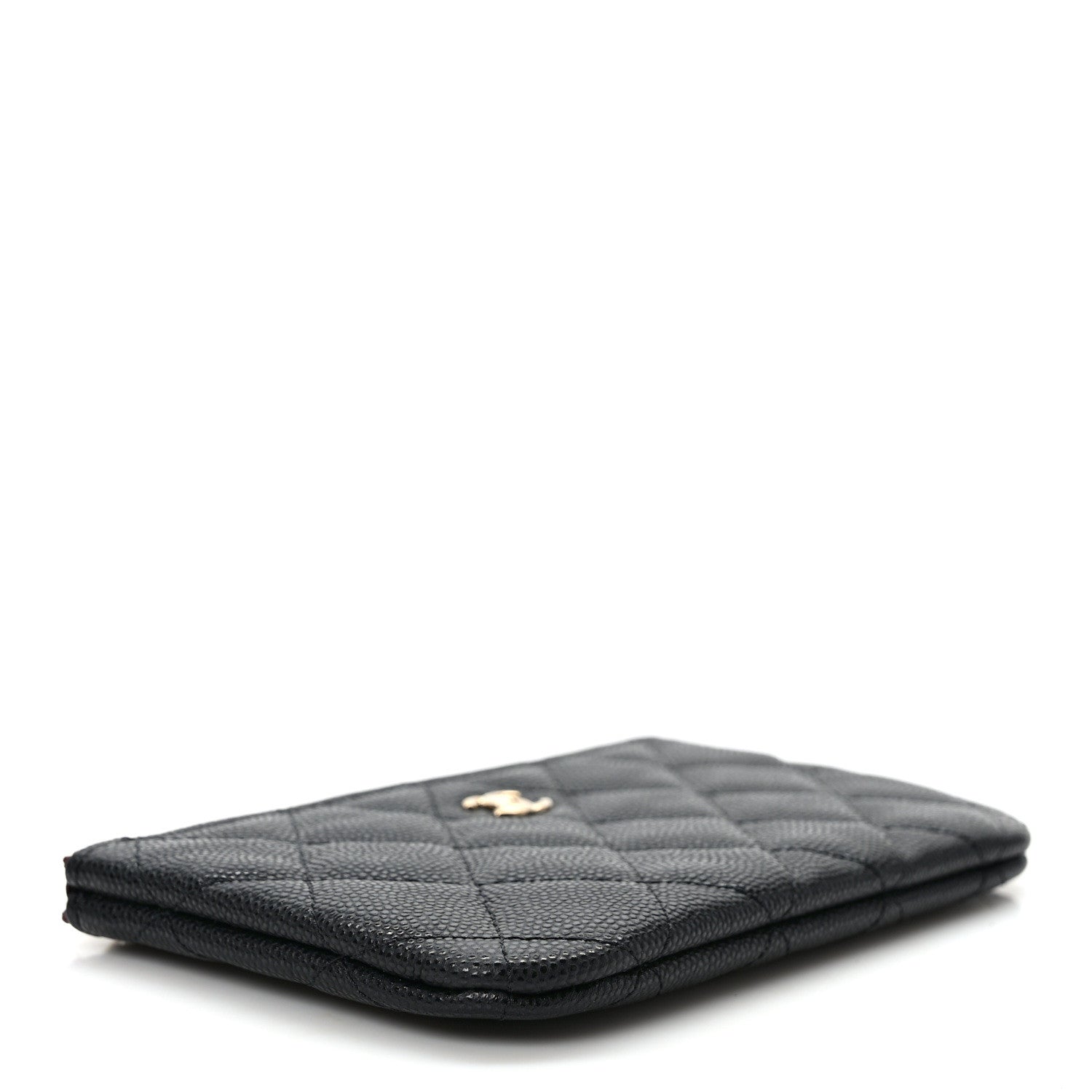 Chanel Caviar Quilted Small Cosmetic Case Black 4 of 8