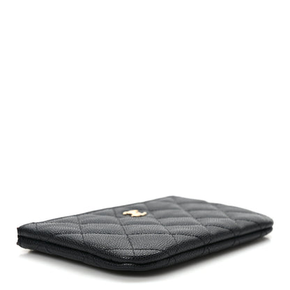 Chanel Caviar Quilted Small Cosmetic Case Black 4 of 8