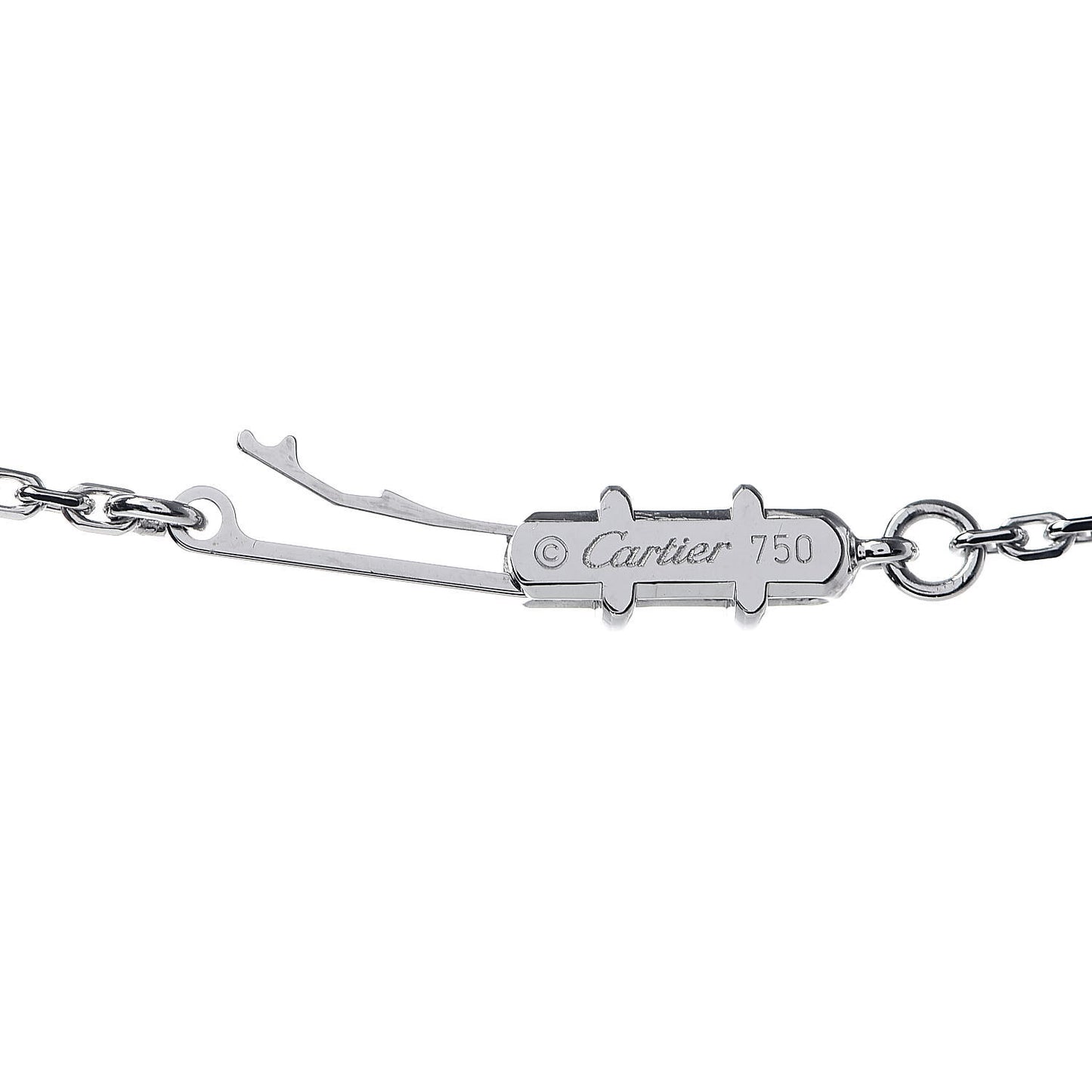 18K White Gold Diamond Pearl Himalia Pendant Necklace