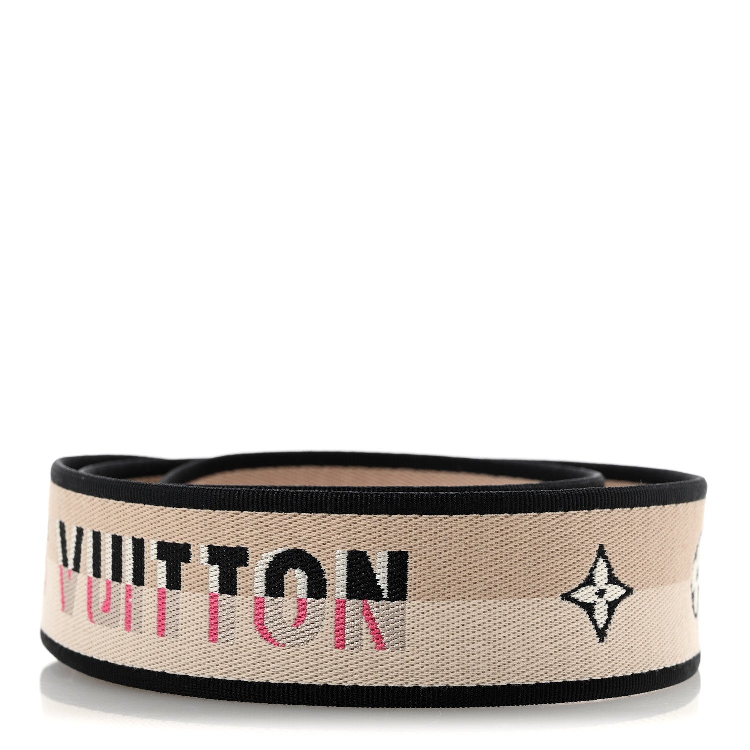 Louis Vuitton Jacquard Diane Shoulder Strap Black 2 of 5