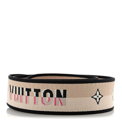 Louis Vuitton Jacquard Diane Shoulder Strap Black 2 of 5