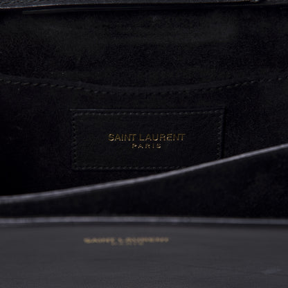 Saint Laurent Calfskin Mini Y Ligne Crossbody Pochette Bag Black 9 of 12