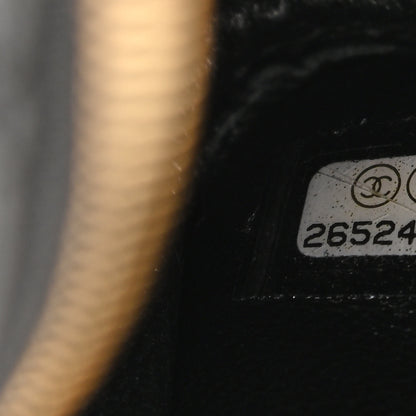 Chanel Aged Calfskin Quilted Mini Reissue Camera Case Black 7 of 10