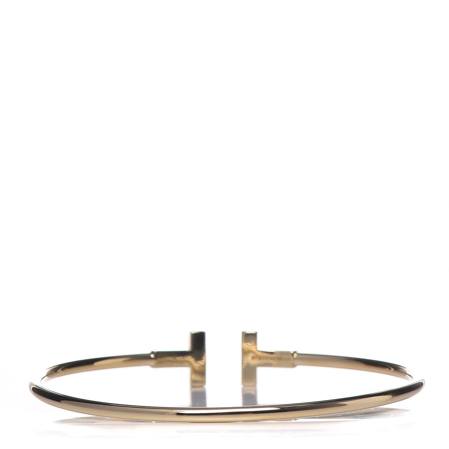 18K Yellow Gold T Wire Bracelet
