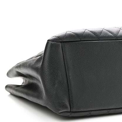 Chanel Caviar Quilted Grand Shopping Tote GST Black 9 of 10
