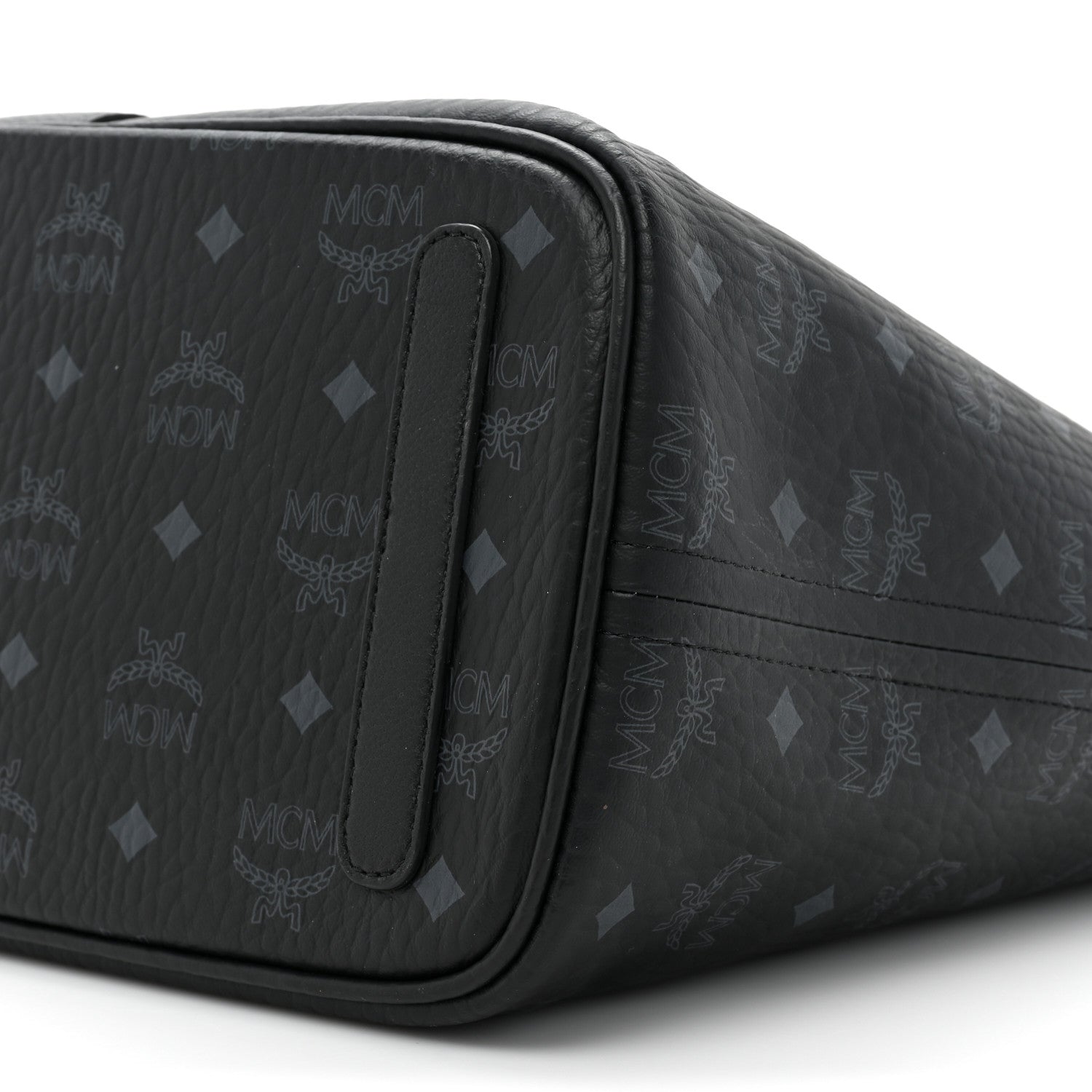 MCM Visetos Medium Liz Reversible Shopper Tote Black 13 of 16