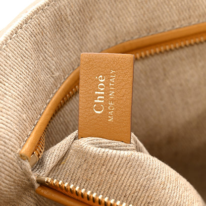 Chloe Grained Calfskin Medium Penelope Shoulder Bag Dusty Gold 6 of 10
