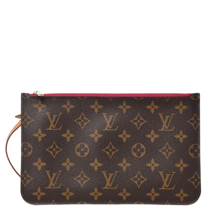 Louis Vuitton Monogram Neverfull MM GM Pochette Pivoine 1 of 9