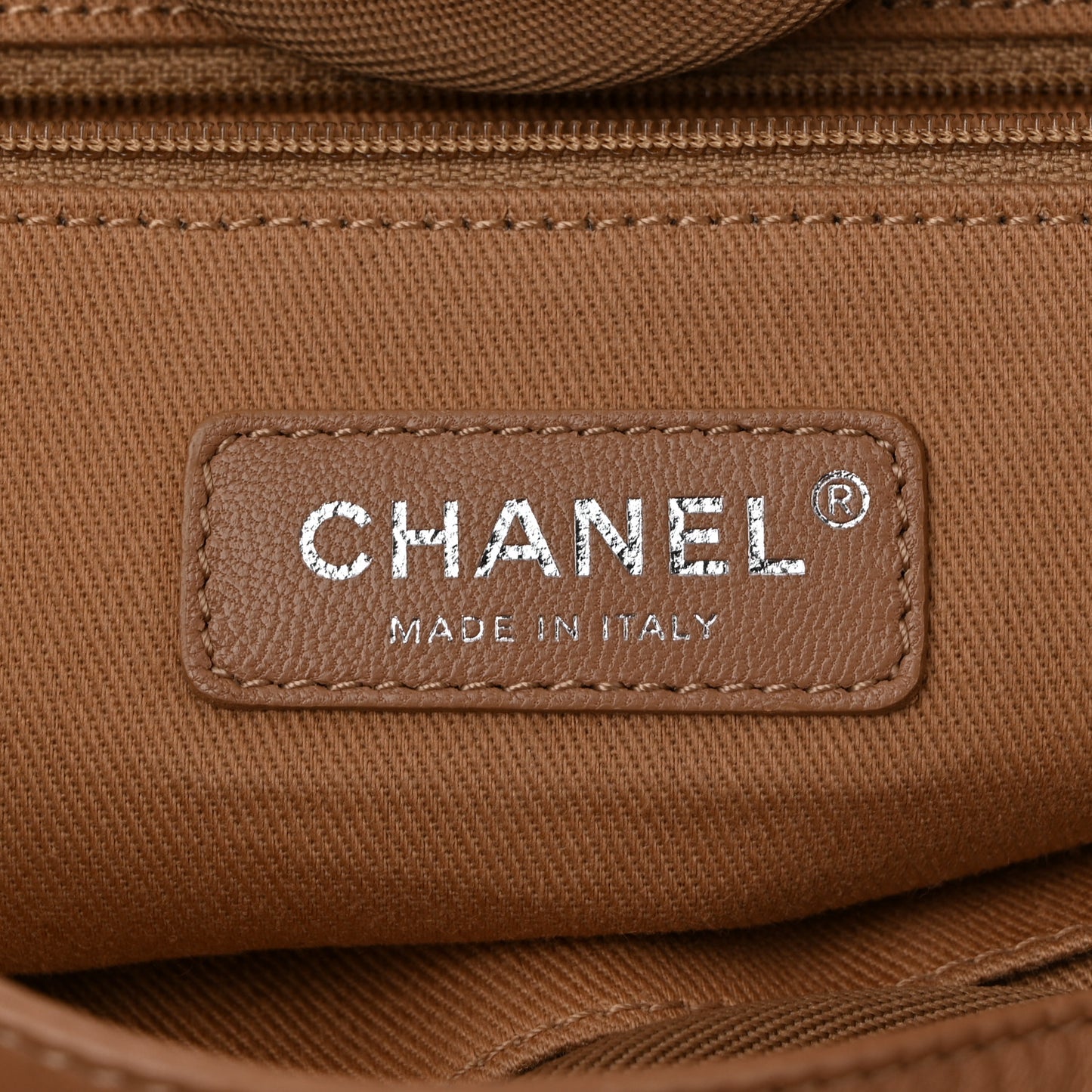Canvas Sequin Medium Deauville Tote Ecru