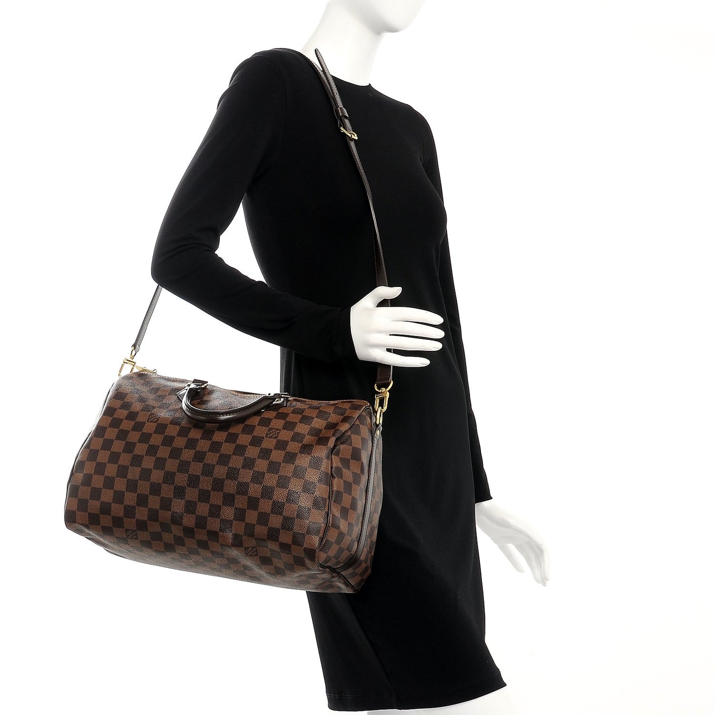 Damier Ebene Speedy Bandouliere 35