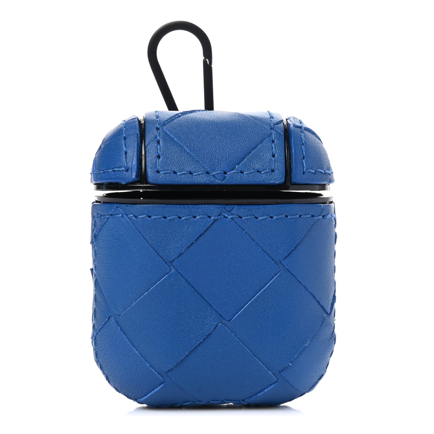 Bottega Veneta Nappa Intrecciato Airpods Case Blue 1 of 5