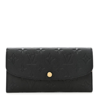 Louis Vuitton Empreinte Emilie Wallet Black Dune 1 of 7