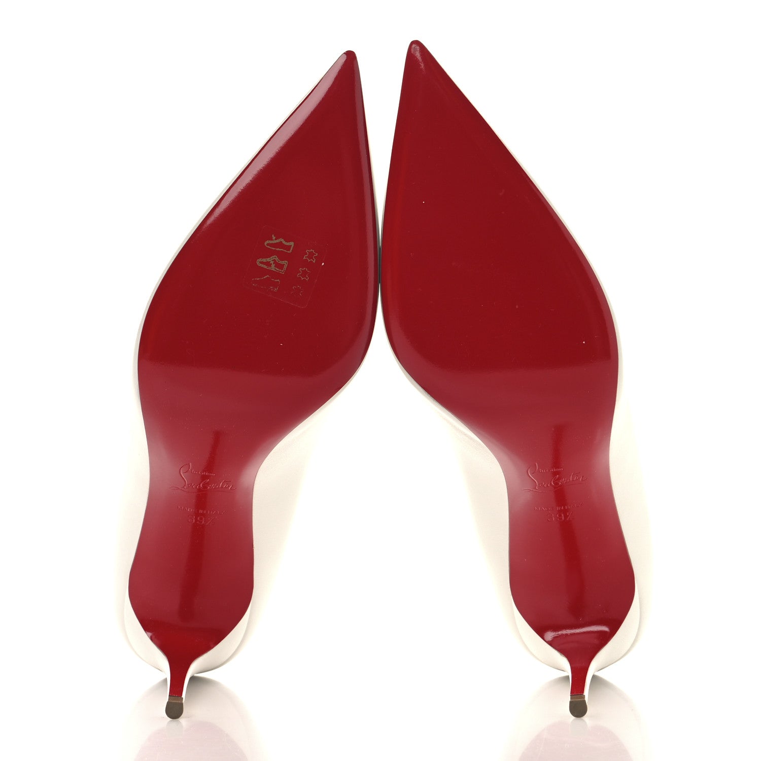 Christian Louboutin Nappa Kate 85 Pumps 39.5 White 6 of 9