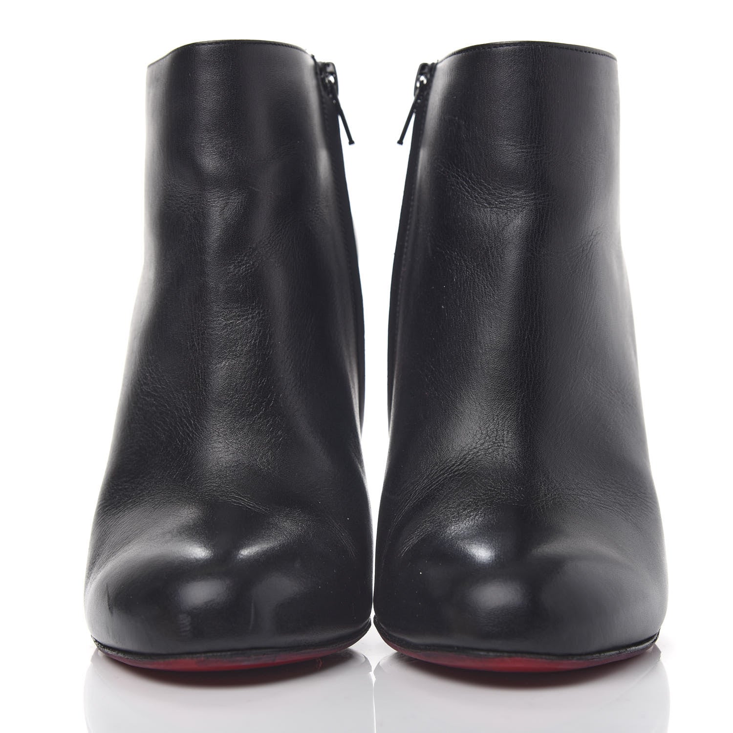 Christian Louboutin Calfskin Belle 100 Ankle Boots 40 Black 2 of 10
