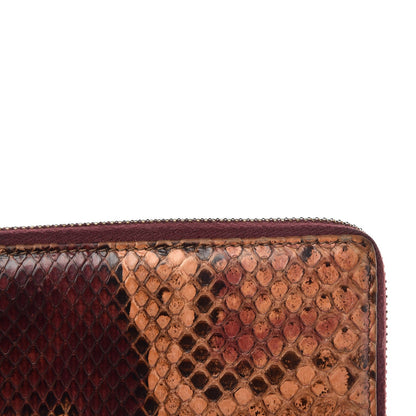 Gucci Python Bamboo Tassel Zip Around Wallet Multi 7 of 10