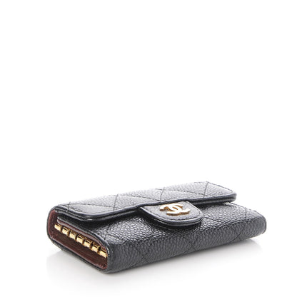 Chanel Caviar Quilted 6 Key Holder Black 4 of 9