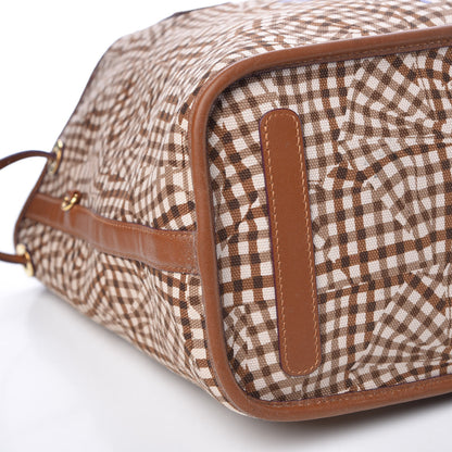 MCM Visetos Medium Liz Reversible Shopper Tote Cognac 15 of 16