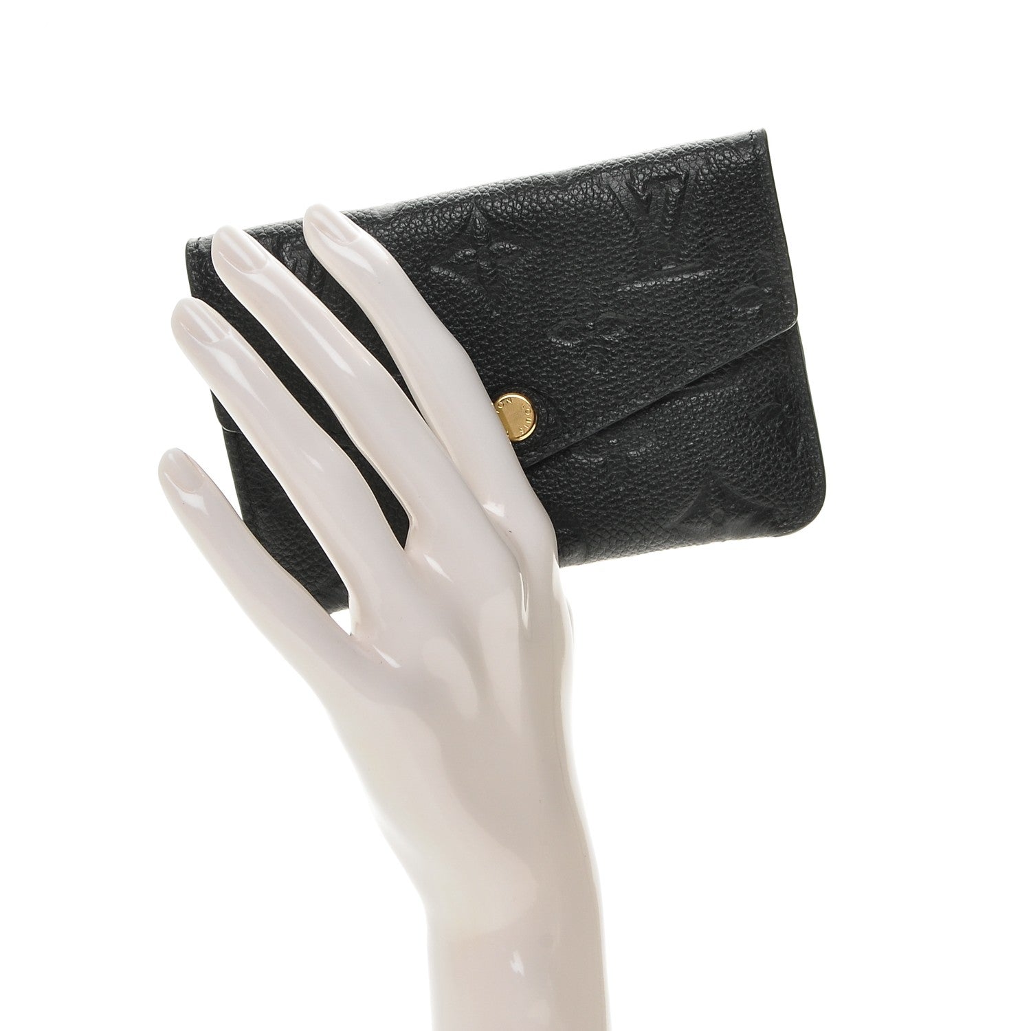 Louis Vuitton Empreinte Key Pouch Black 2 of 7