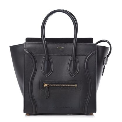 Celine Smooth Calfskin Micro Luggage Black 1 of 13
