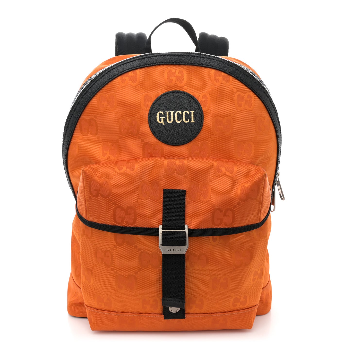 Econyl Nylon Monogram Off The Grid Backpack Carrot Orange Black