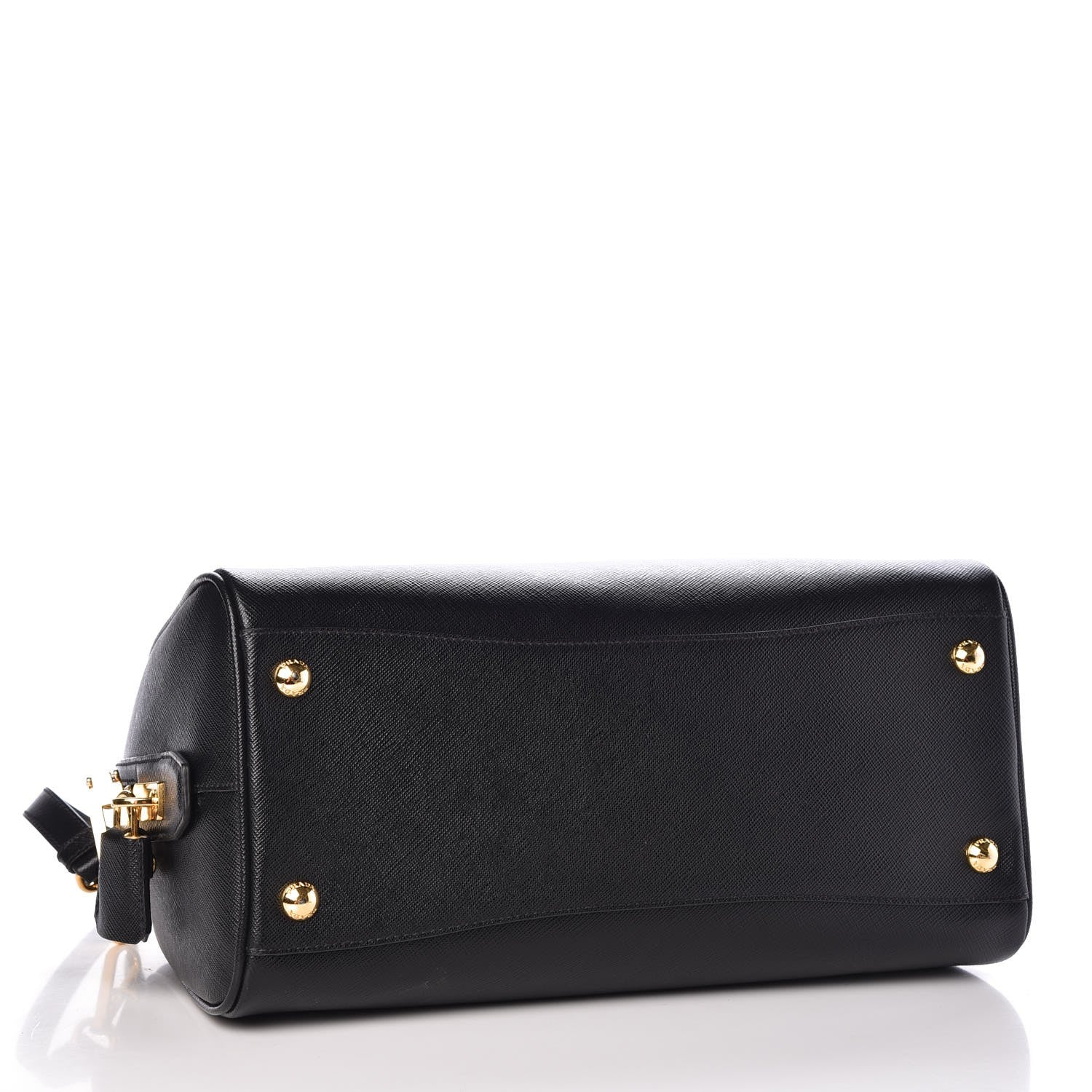 Prada Saffiano Lux Bowler Black 4 of 9