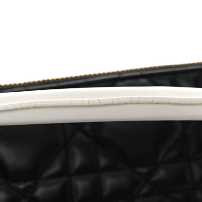 Christian Dior Lambskin Cannage Medium Dior Vibe Hobo Bag Black 10 of 10