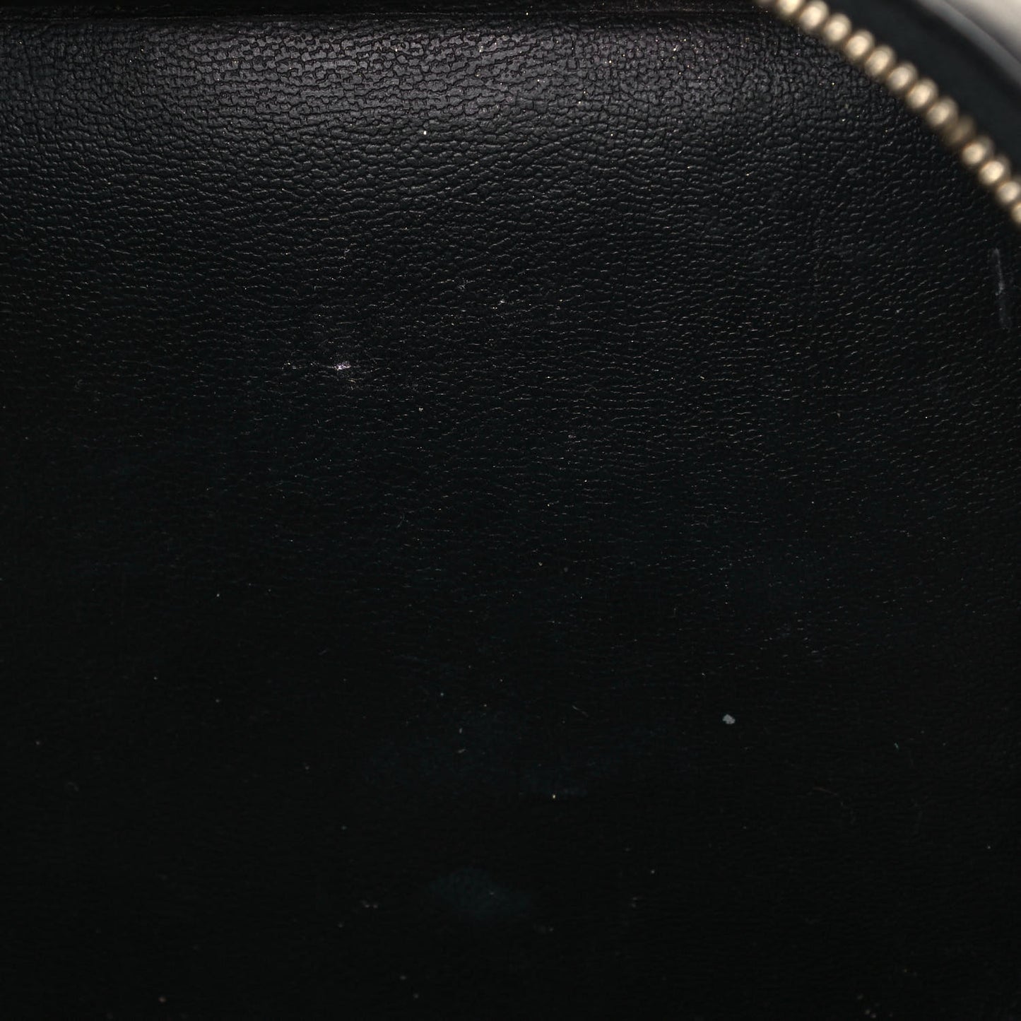 Lambskin Vanity Cosmetic Case Black