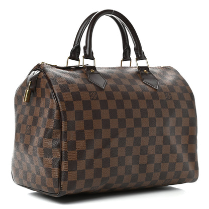 Louis Vuitton Damier Ebene Speedy 30 3 of 9