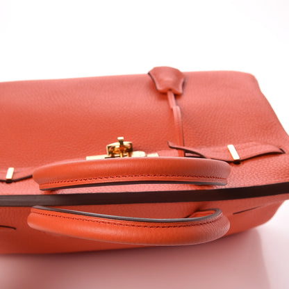 Hermes Togo Birkin 30 Orange Poppy 14 of 32