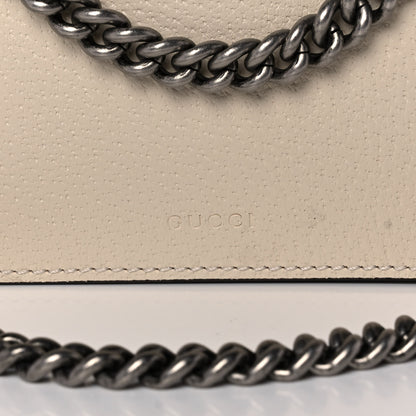 Gucci Textured Calfskin Crystal Small Dionysus Shoulder Bag Mystic White 11 of 13