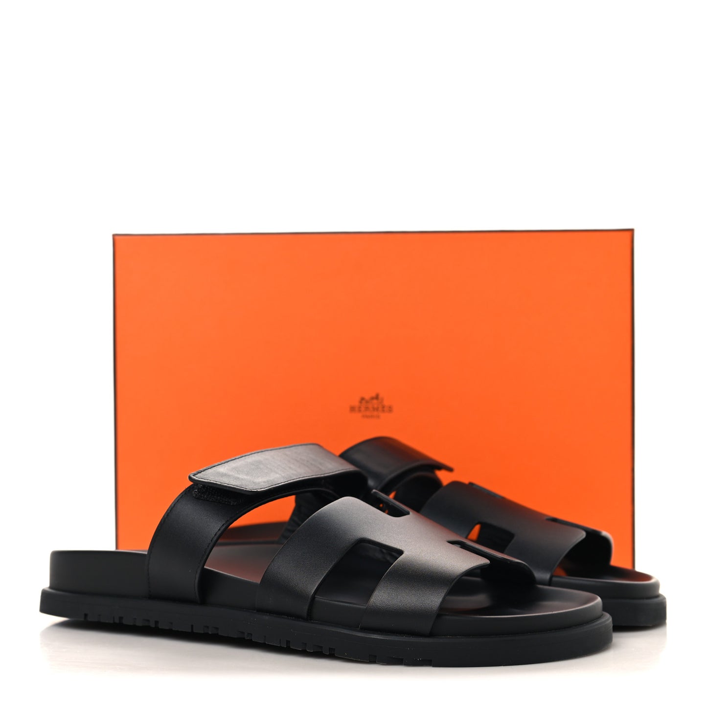 Calfskin Womens Chypre Sandals 40 Black