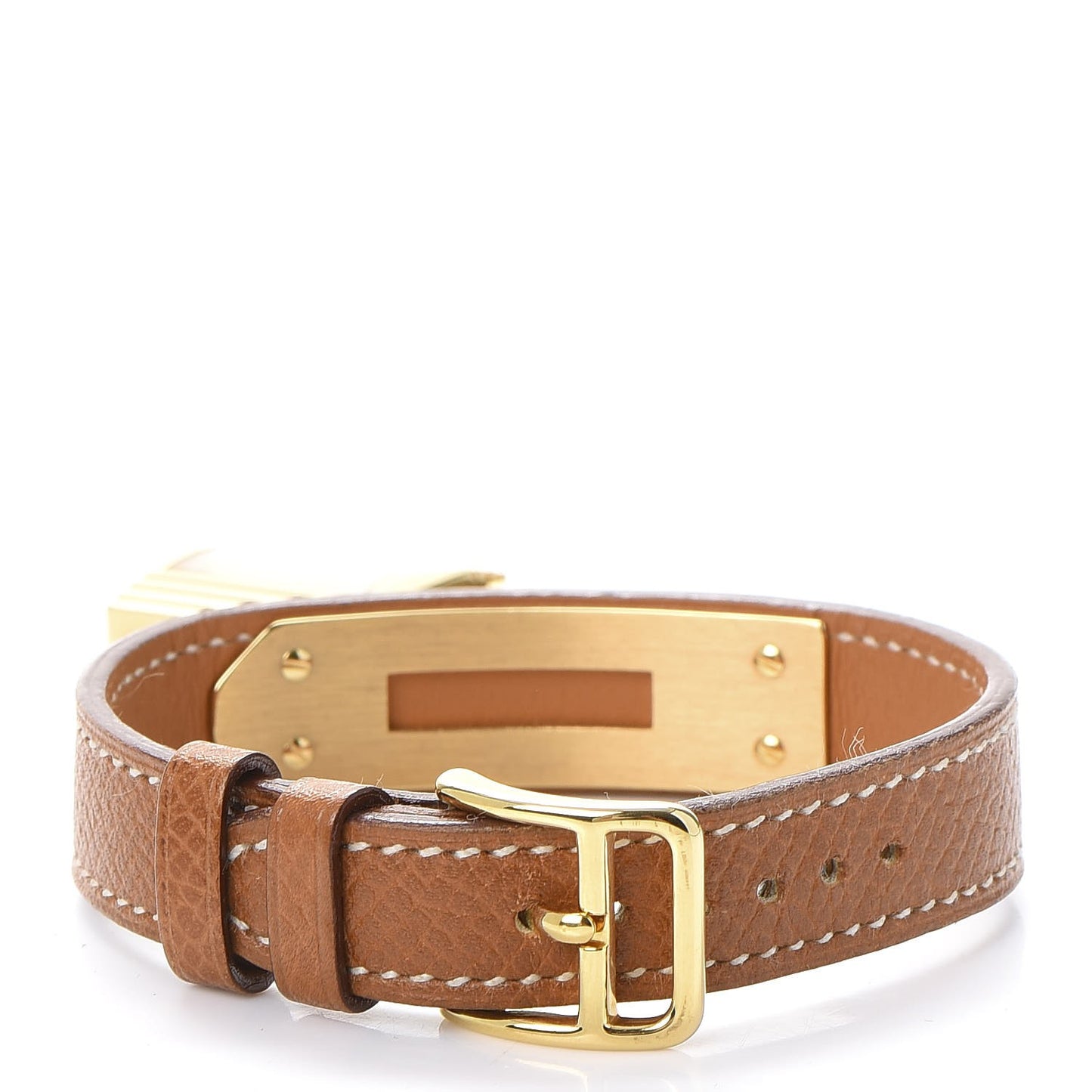 Stainless Steel Courchevel 20mm Kelly Cadena Quartz Watch Gold