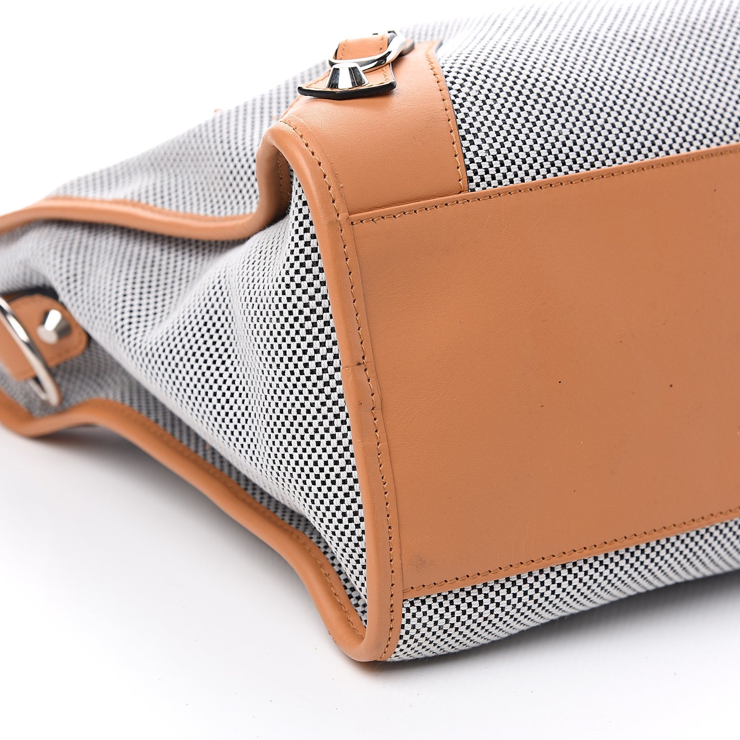 Calfskin Twill Perforated Classic Hardware City Tan