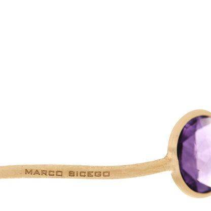 Marco Bicego 18K Yellow Gold Amethyst Citrine Jaipur Bangle Bracelet 3 of 5