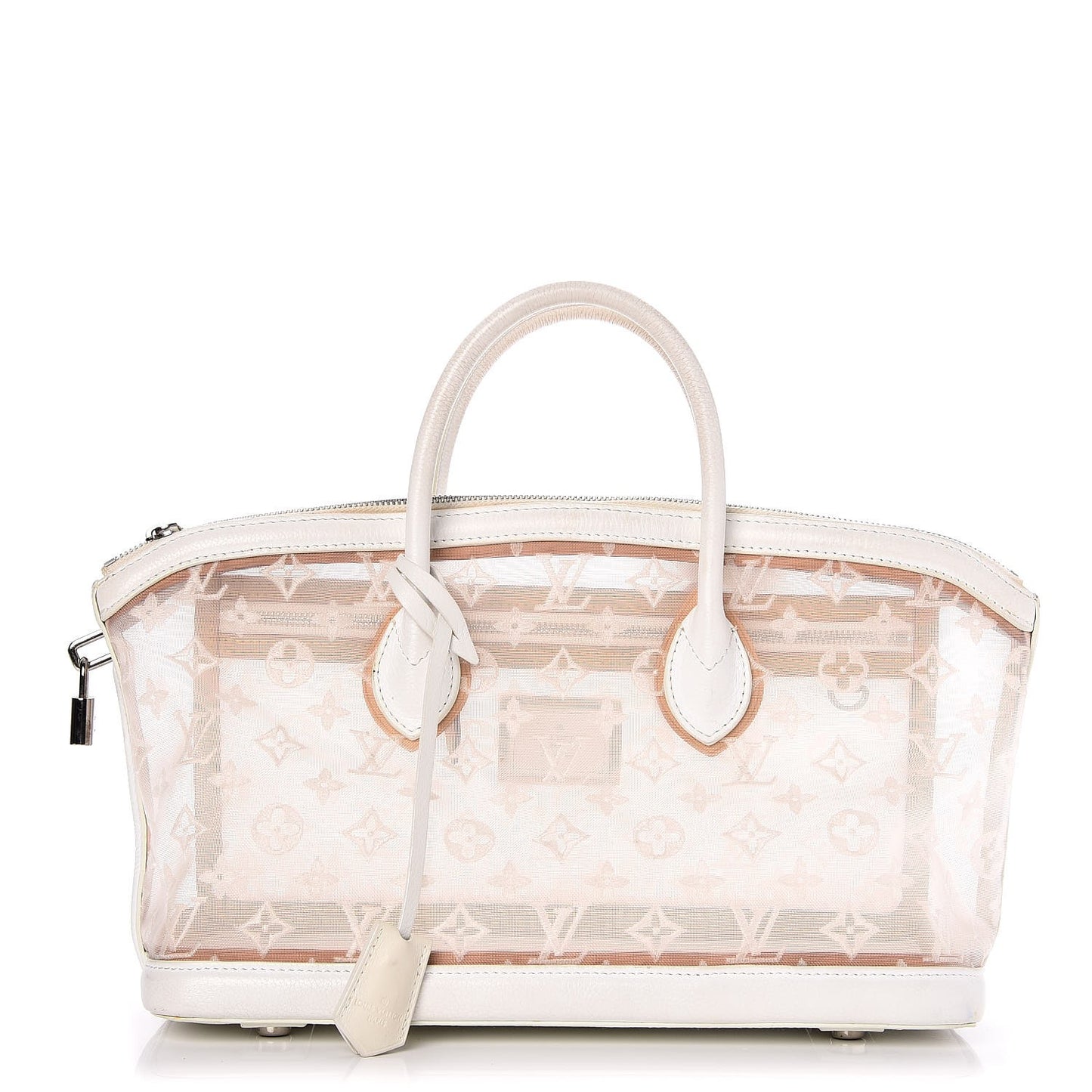 Monogram Transparence Lockit East-West White