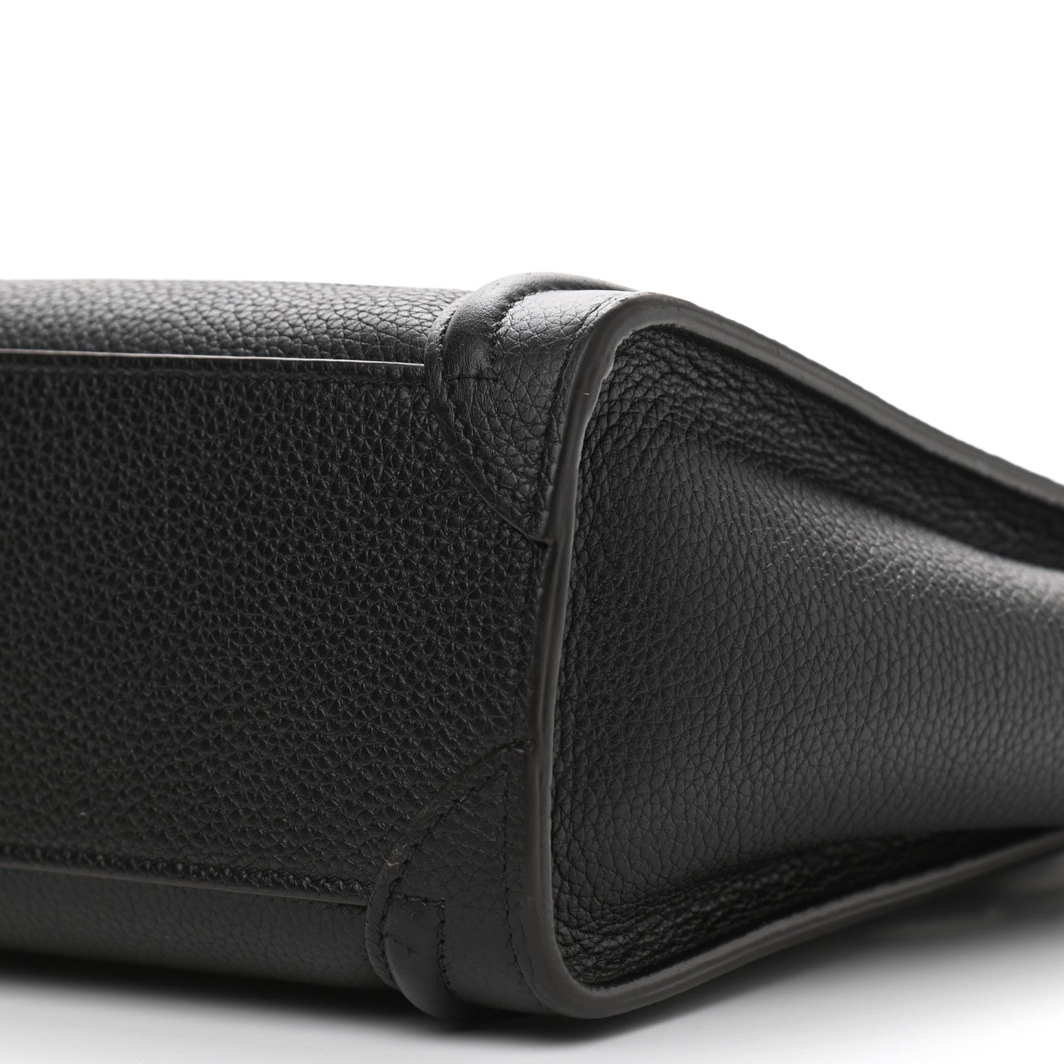Celine Drummed Calfskin Nano Luggage Black 10 of 10