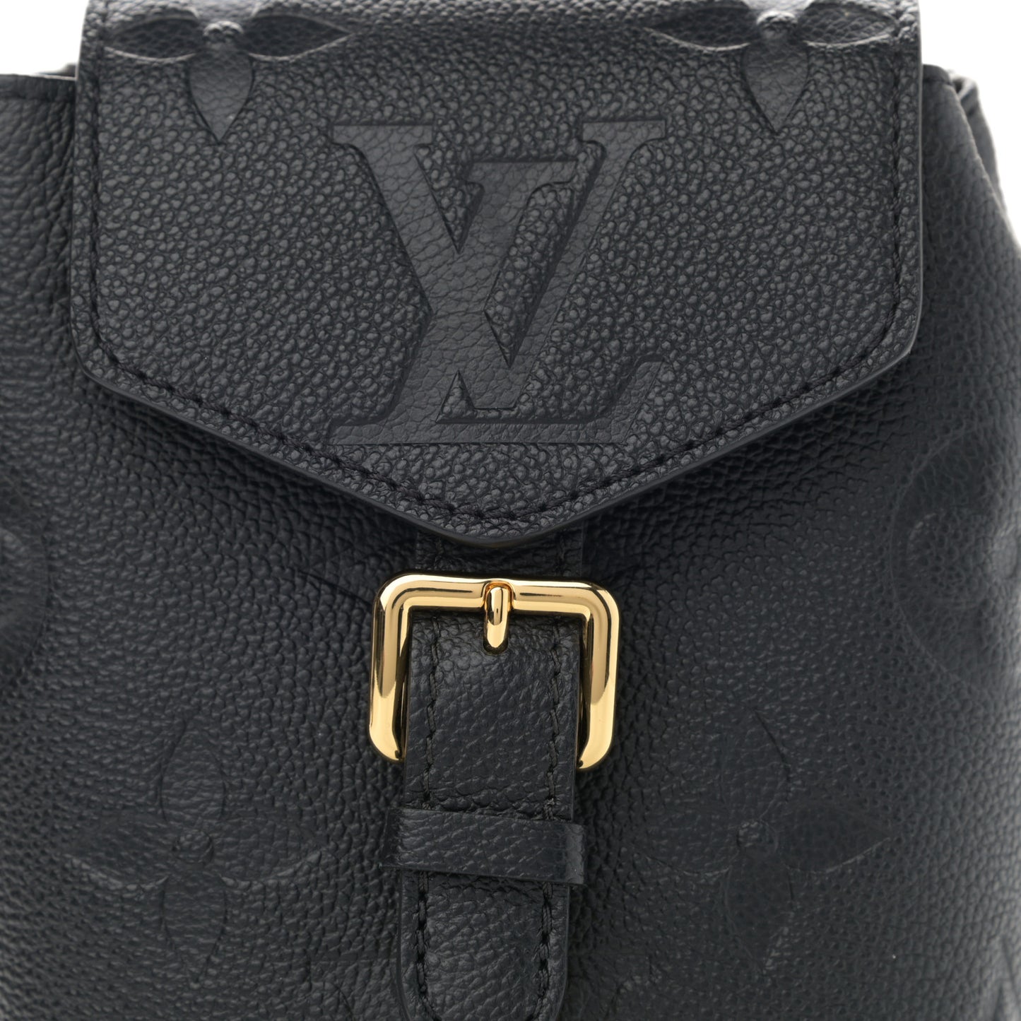 Empreinte Monogram Giant Tiny Backpack Black