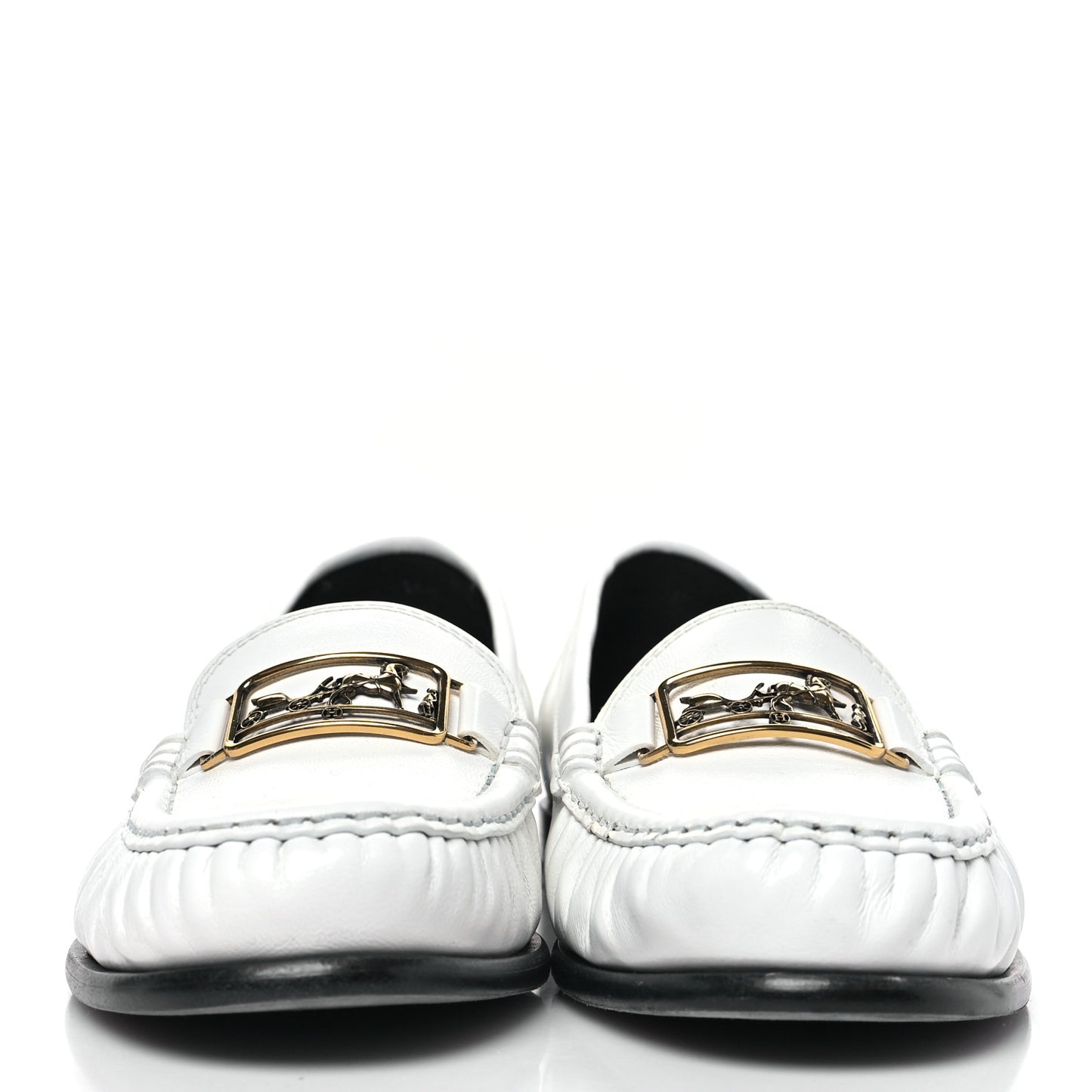 Glazed Nappa Womens Kessy Loafer 39 White