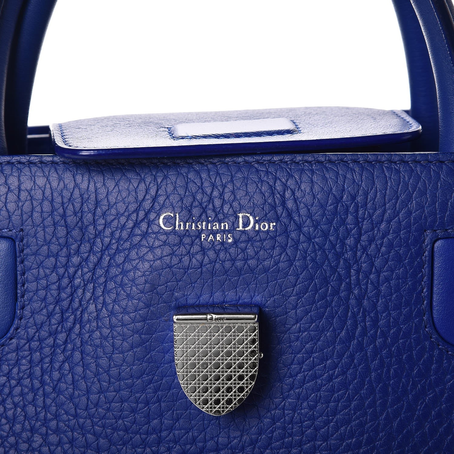 Christian Dior Bullcalf Medium Diorever Flap Yves Klein Blue 6 of 16