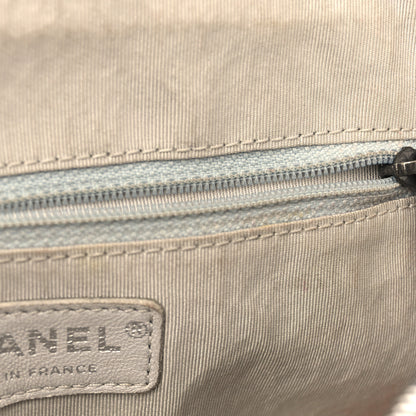 Chanel Metallic Grained Calfskin Quilted Small Casual Rock Flap Silver 12 of 19