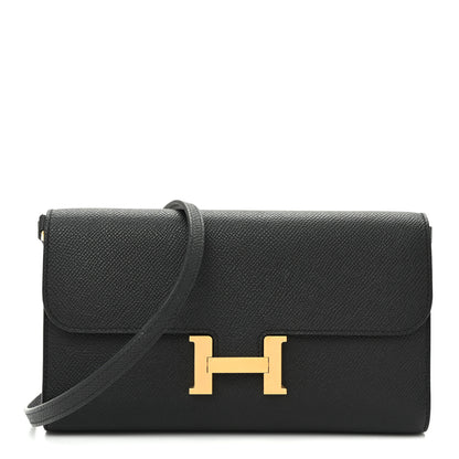 Hermes Epsom Constance Wallet To Go Black 1 of 9