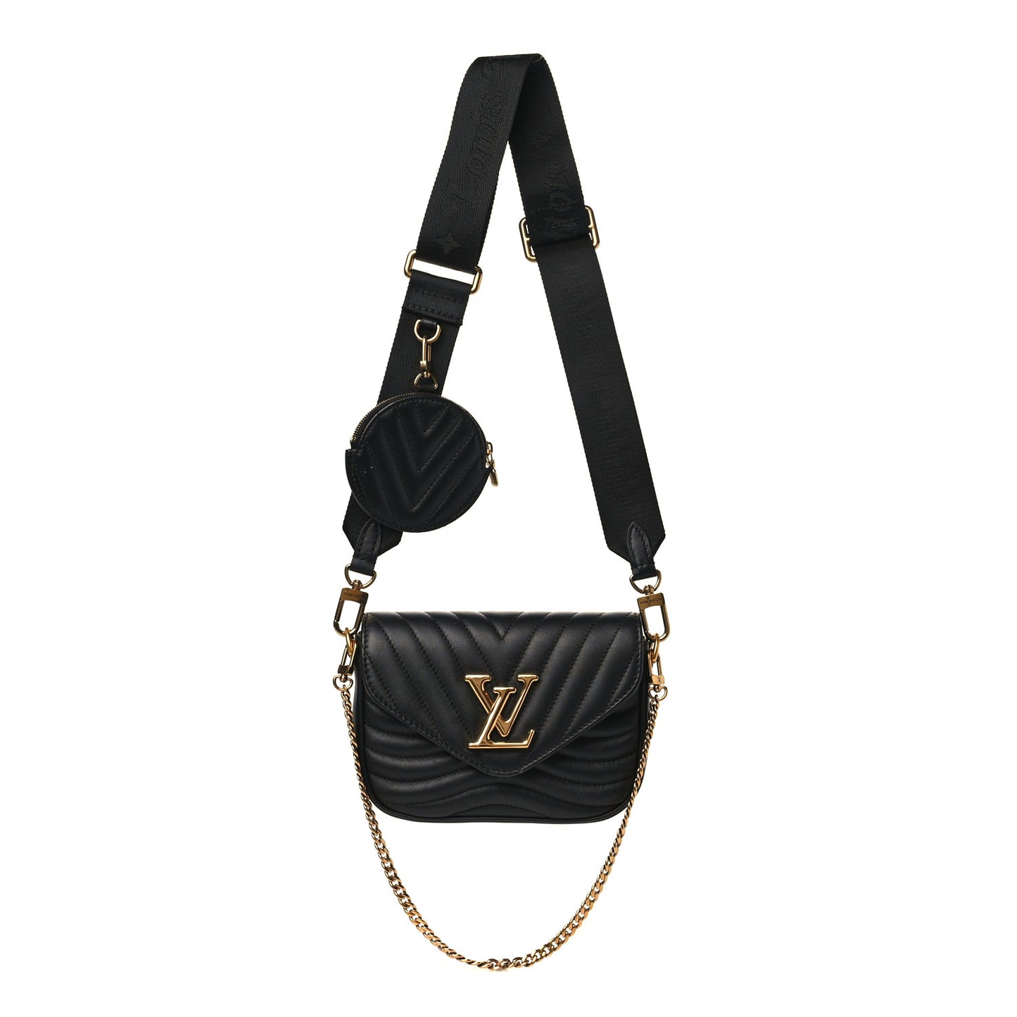 Calfskin New Wave Multi Pochette Black