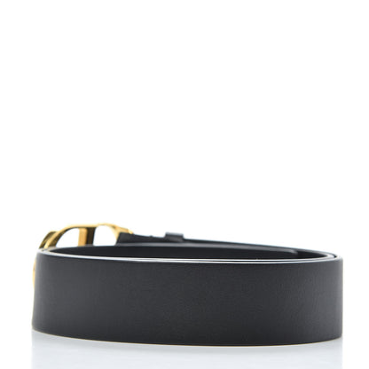 Christian Dior Calfskin CD Belt 85 Black 2 of 6
