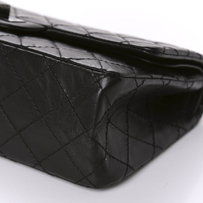 Chanel Aged Calfskin Quilted 2.55 Reissue 225 Flap So Black 7 of 10
