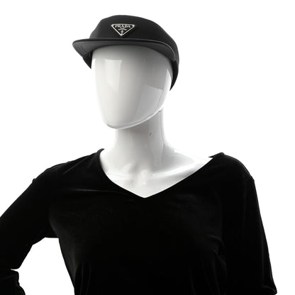 Prada Nylon Metal Triangle Logo Visor M Black 2 of 8
