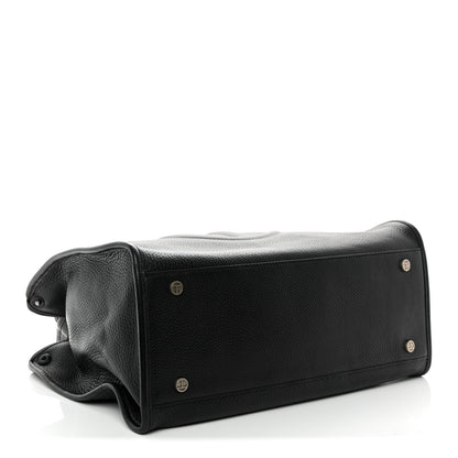 Telfar Pebbled Calfskin Medium Carry Bag Black 4 of 11