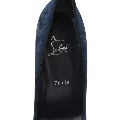 Christian Louboutin Veau Velours So Kate 85 Pumps 38 Navy 8 of 8