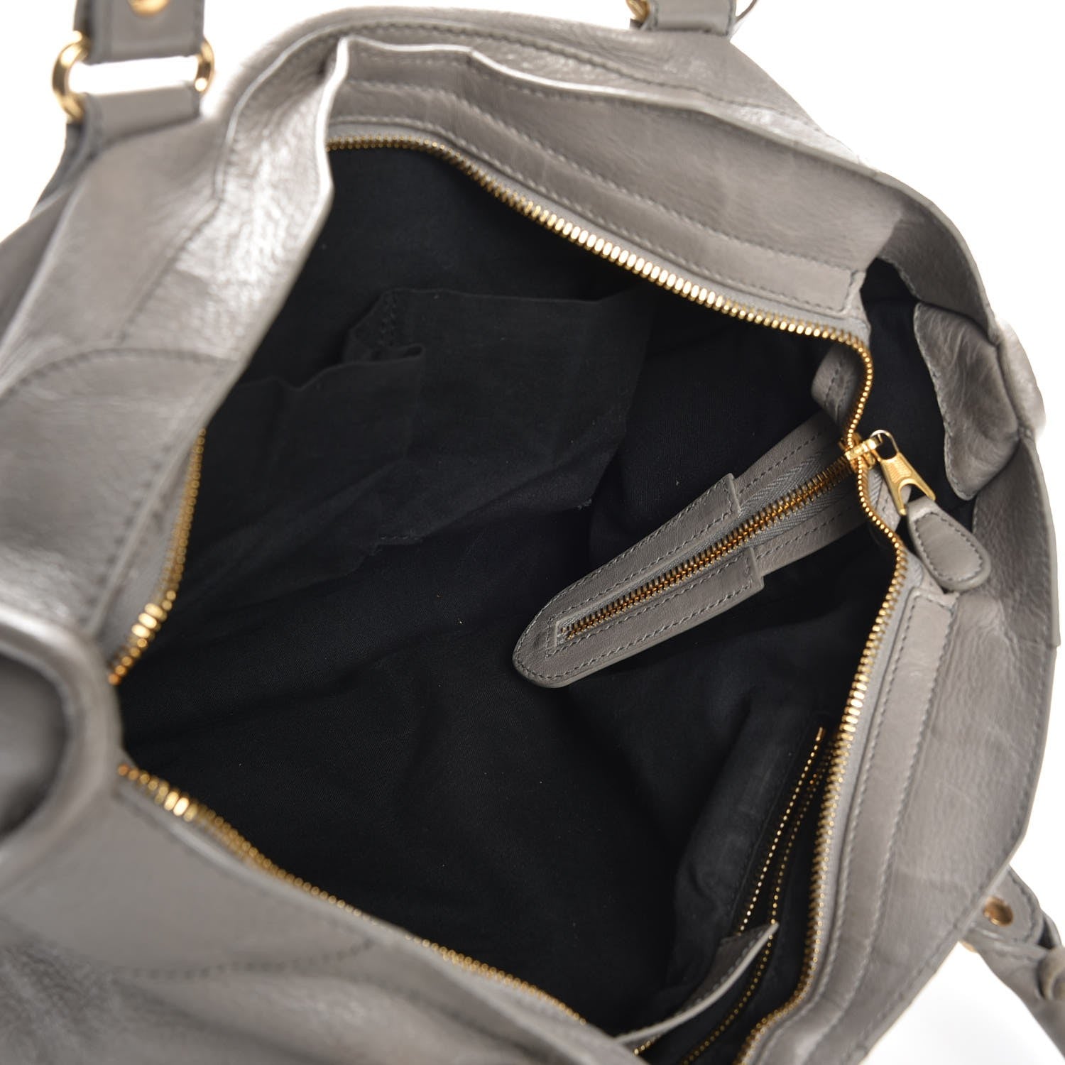 Balenciaga Agneau Giant 12 Gold Hardware City Gris Pyrite 7 of 12