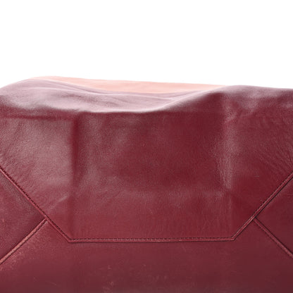 Celine Lambskin Horizontal Bi-Color Cabas Peach Rust 14 of 29